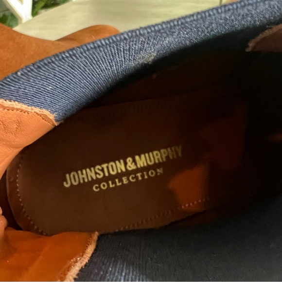 Johnston & Murphy Hartley Chelsea Boots. Snuff Italian Suede